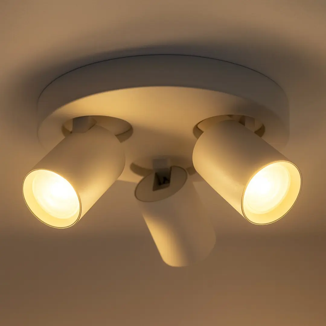 Highlight Oliver Opbouwspot Metaal GU10 - 3-voudig - Ø25cm