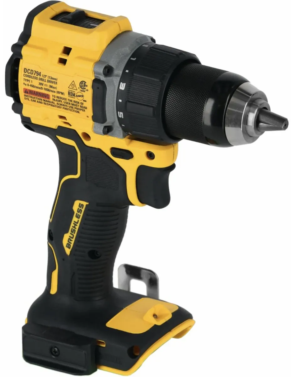 DeWalt DCD794D2T Accu Boorschroefmachine 18V - 2x 2.0Ah - Geel/Zwart