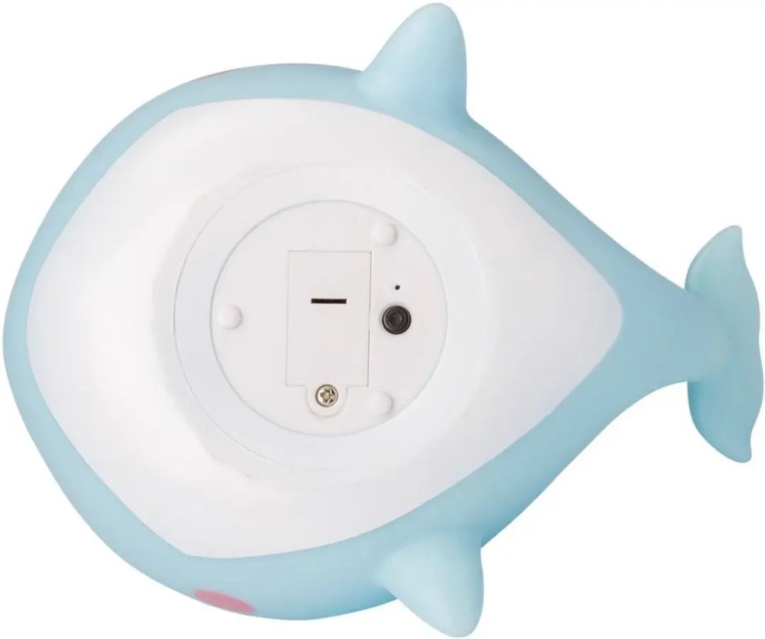 A Little Lovely Company Walvis Kinderlampje - Blauw - 1 Lichtpunt