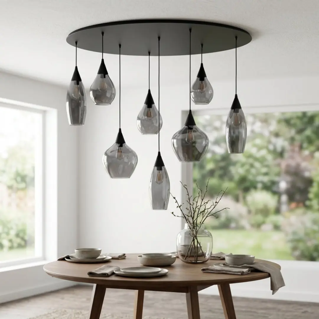 Highlight Cambio Hanglamp E14 Smoke/Zwart