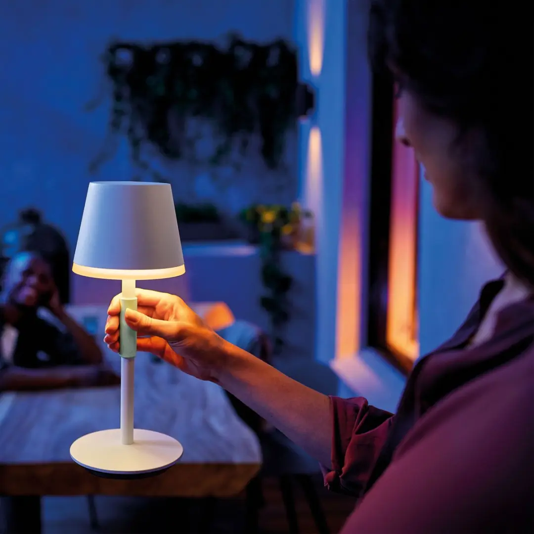 Philips Hue Go RGBW Tafellamp - 14.2cm Wit