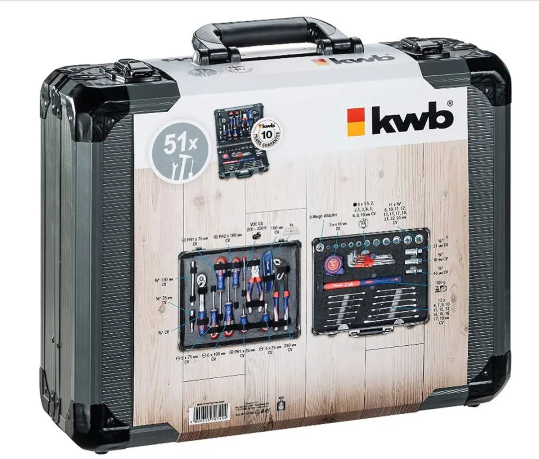 KWB Gereedschapskoffer 370740 - 51-delig