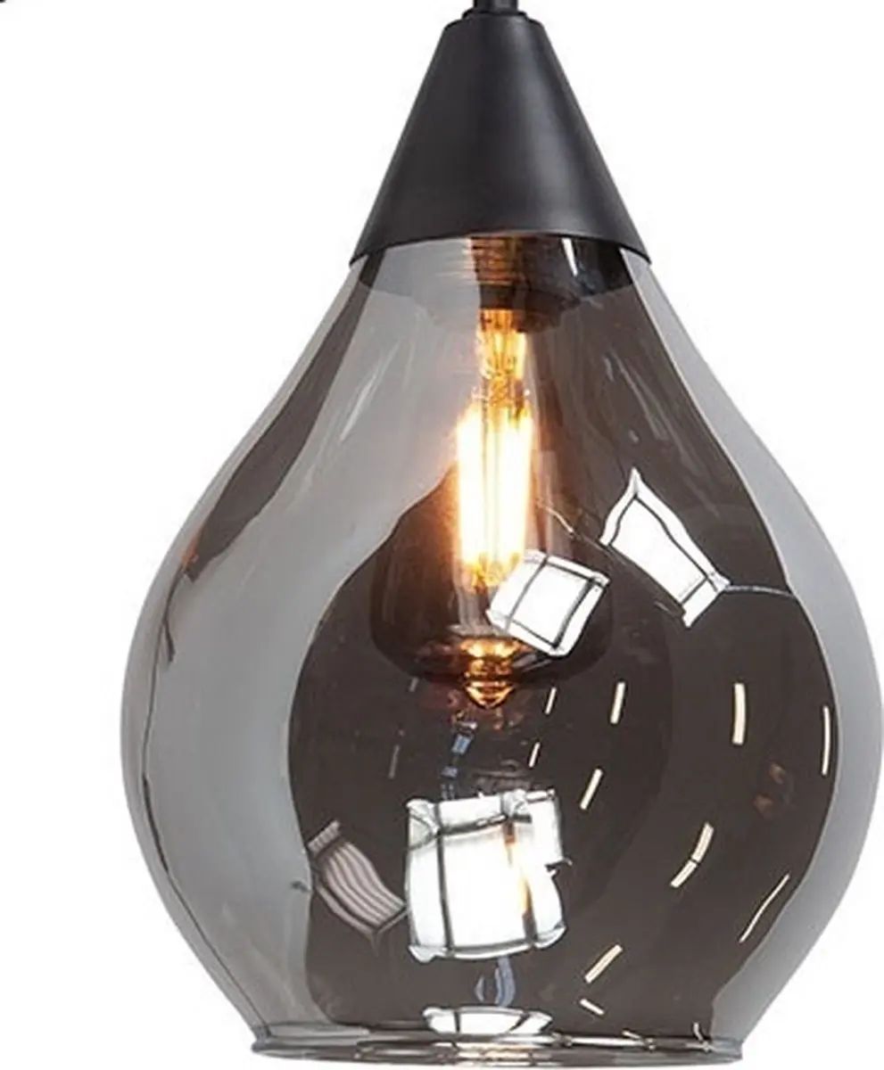 HighLight Cambio Hanglamp 6 Lichts - Ø46cm Smoke