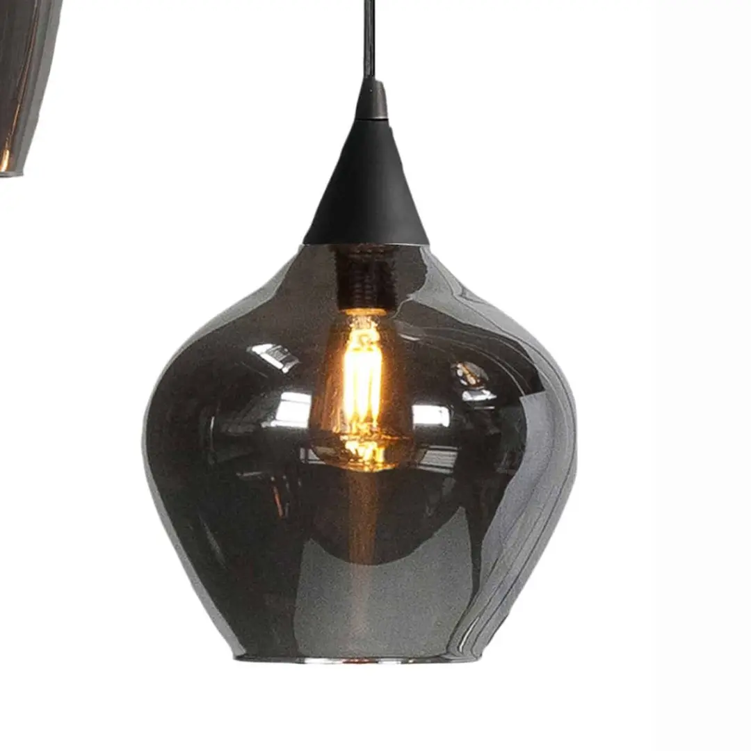 HighLight Cambio Hanglamp 6 Lichts - Ø46cm Smoke