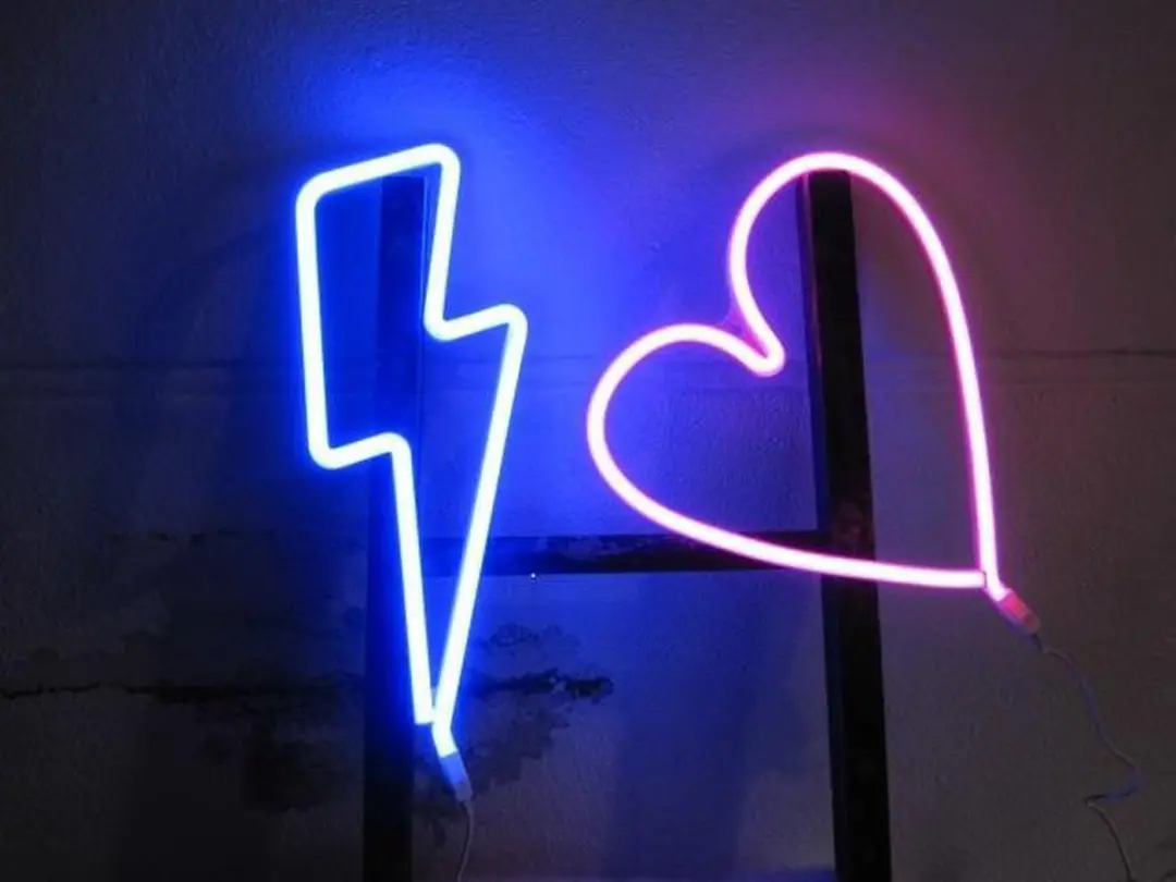 A Little Lovely Company Neon Lamp Love Roze - 30cm