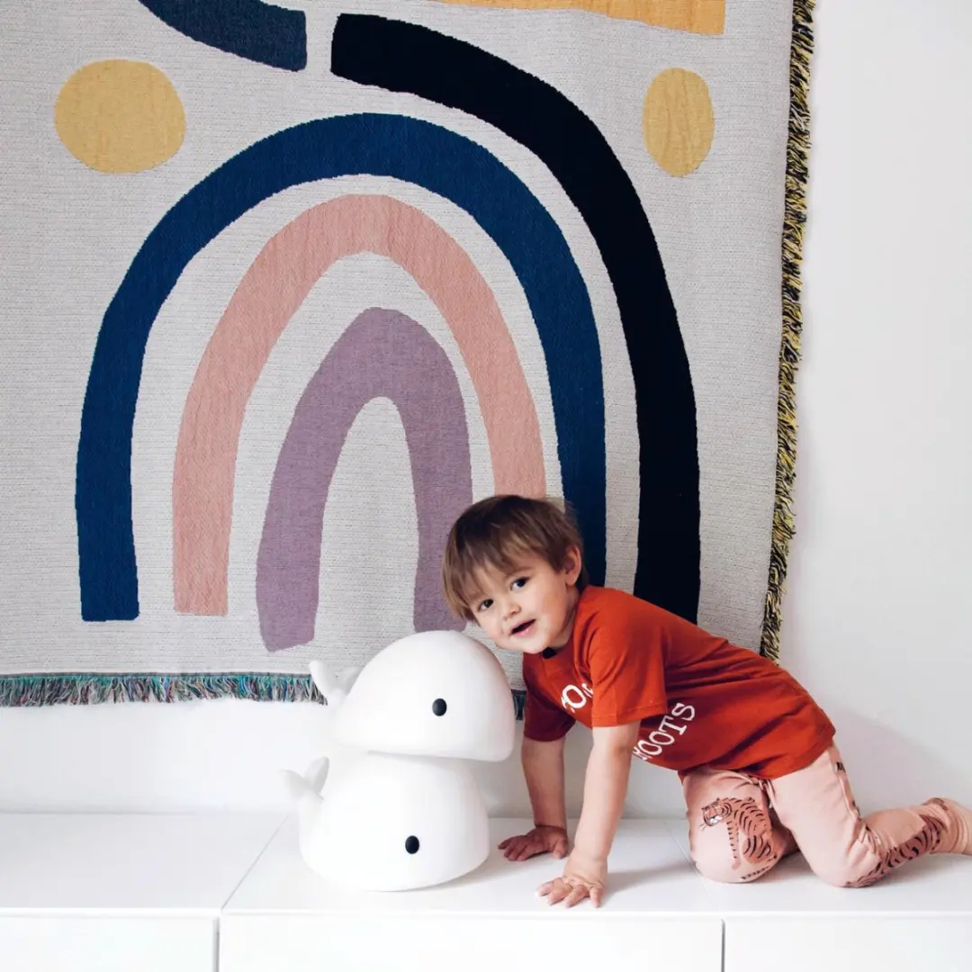 Flow Amsterdam Moby Medium Kinderlamp - Wit - RGBW