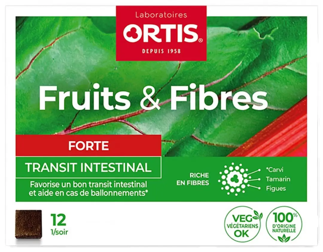 Ortis Vruchten & Vezels Darmtransit Kauwtabletten