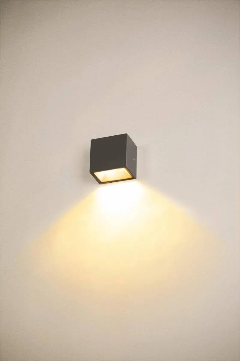 SLV Sitra S Wandlamp Aluminium 6.2W 620lm - Grijs