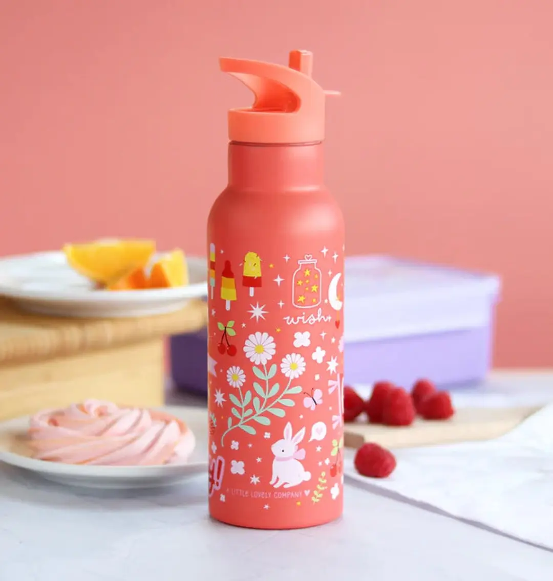 A Little Lovely Company Back to School Set - Roze - 2 Stuks