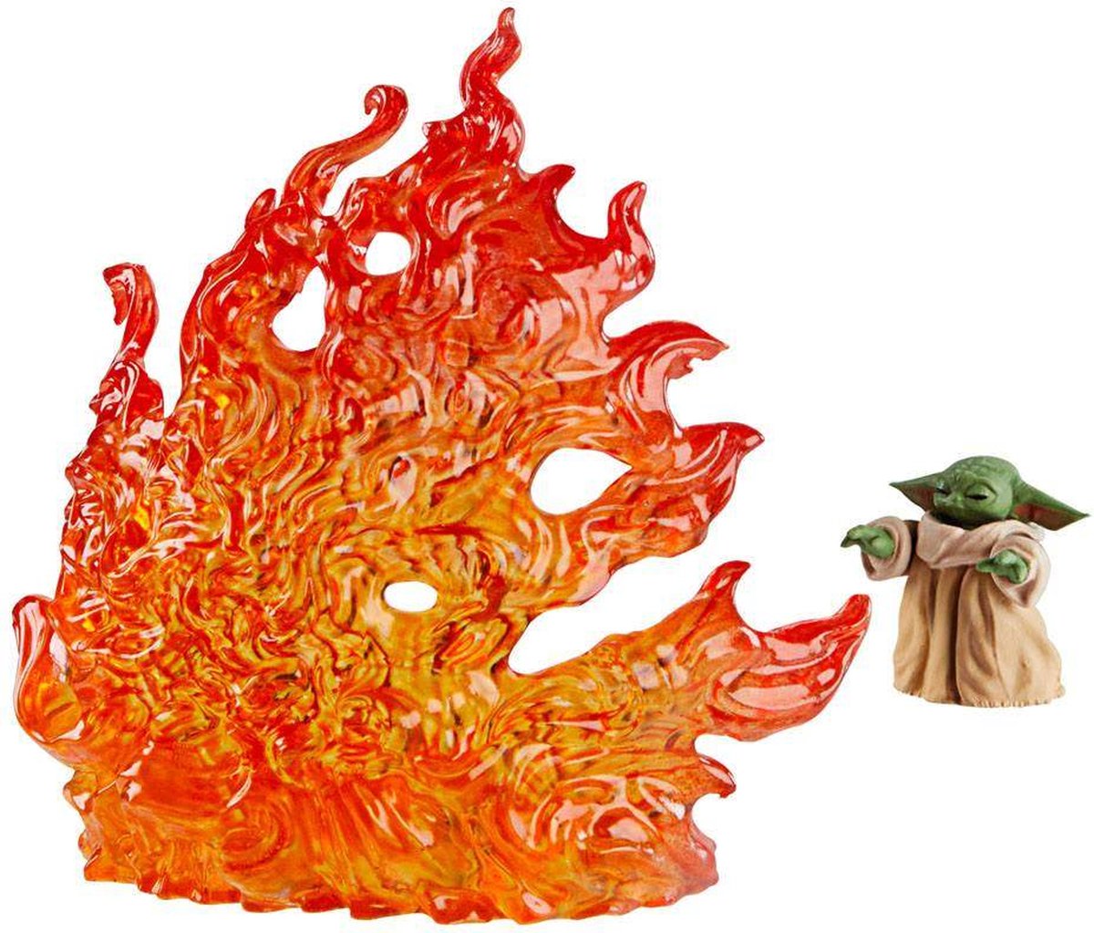 Hasbro Star Wars Actiefiguur Incinerator Trooper & Grogu 10 cm The Mandalorian Vintage Collection 2022 Multicolours