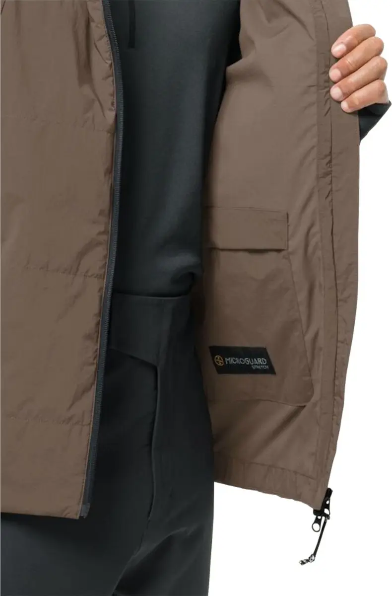 Jack Wolfskin Bike Commute Ins Jkt - Bruin