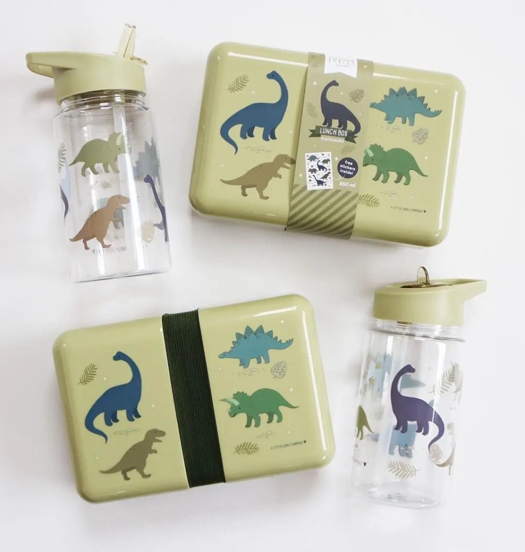 A Little Lovely Company Drinkfles Dinosaurussen 330ml
