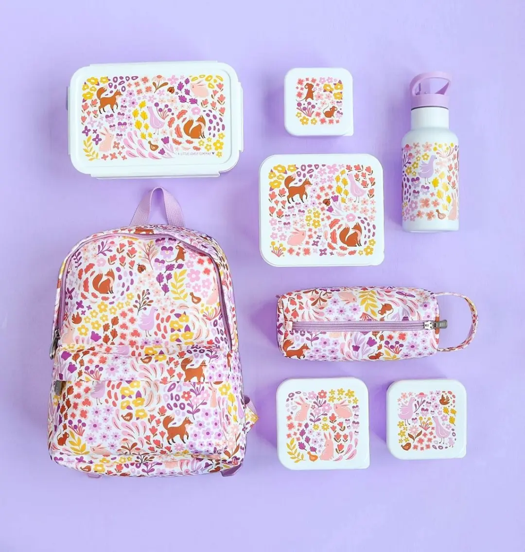 A Little Lovely Company Lunch & Snack Box Bloementuin - 1.5L