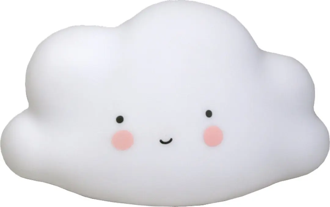 A Little Lovely Company Wolk Kinderlamp - Wit