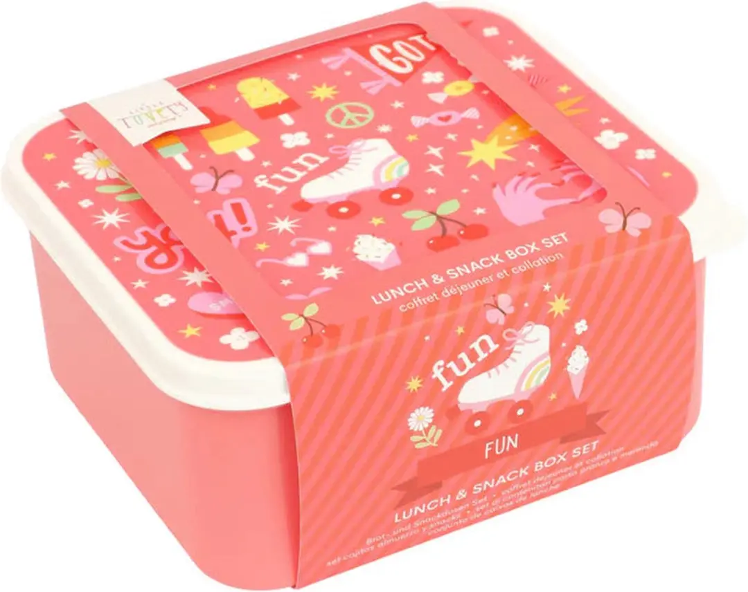 A Little Lovely Company Back to School Set - 5 Stuks Roze - afbeelding 6 van 6