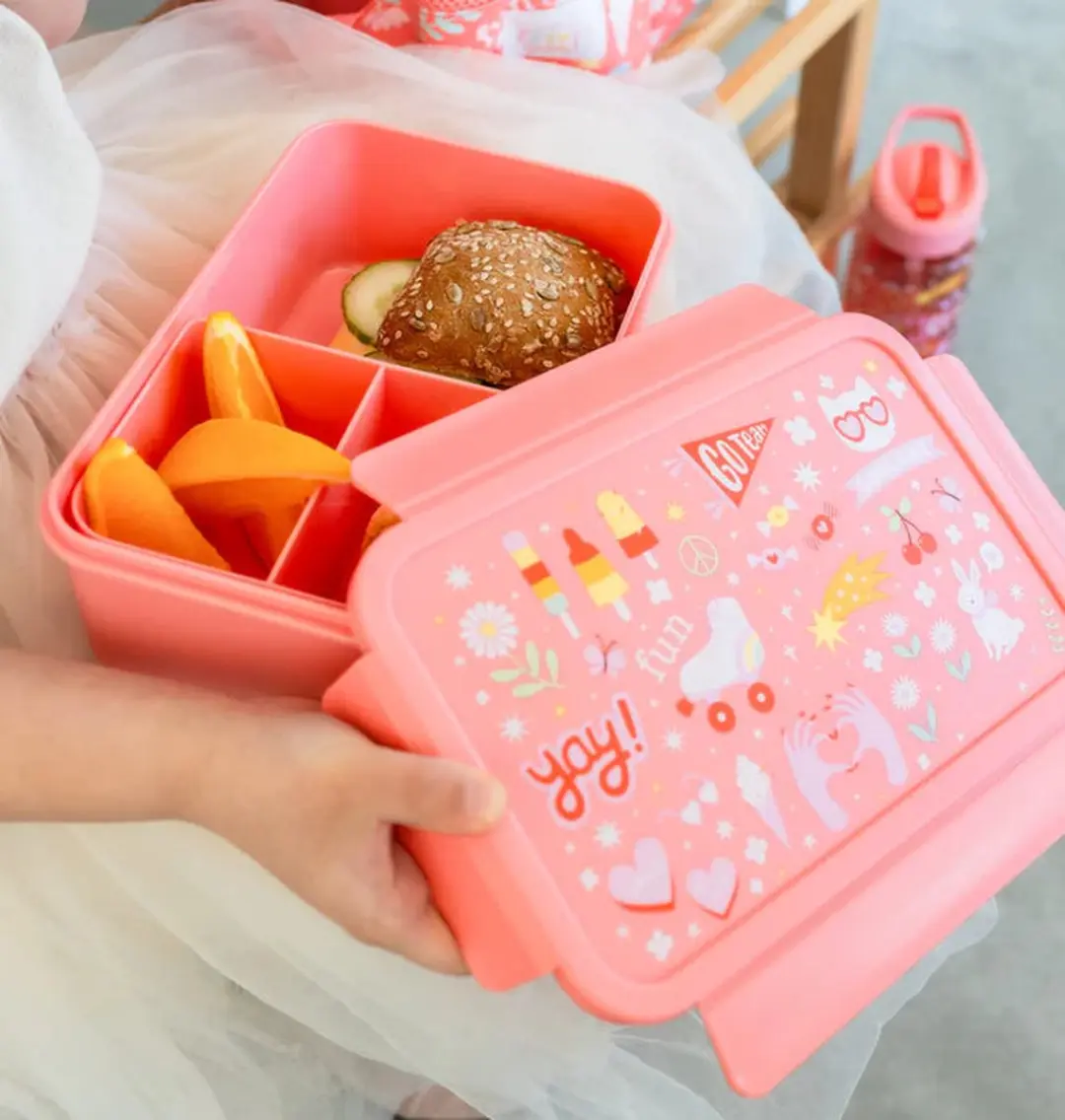A Little Lovely Company Back to School Set - 5 Stuks Roze