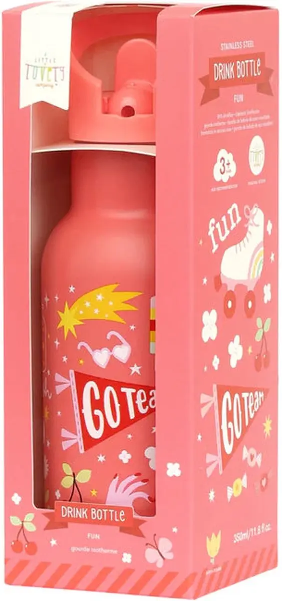 A Little Lovely Company Back to School Set - 5 Stuks Roze