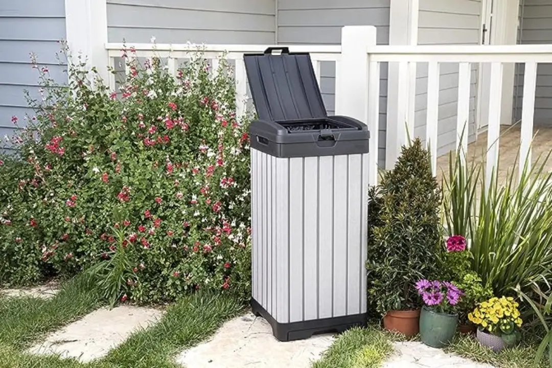 Keter Rockford Prullenbak 110L - Deco Grijs