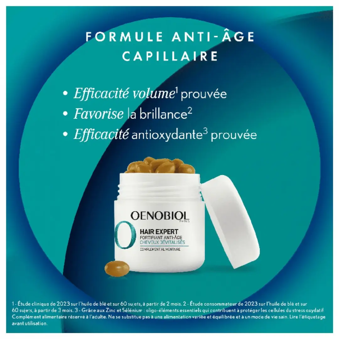 Oenobiol Hair Expert Versterkend Anti-Ageing Capsules - 30 Stuks