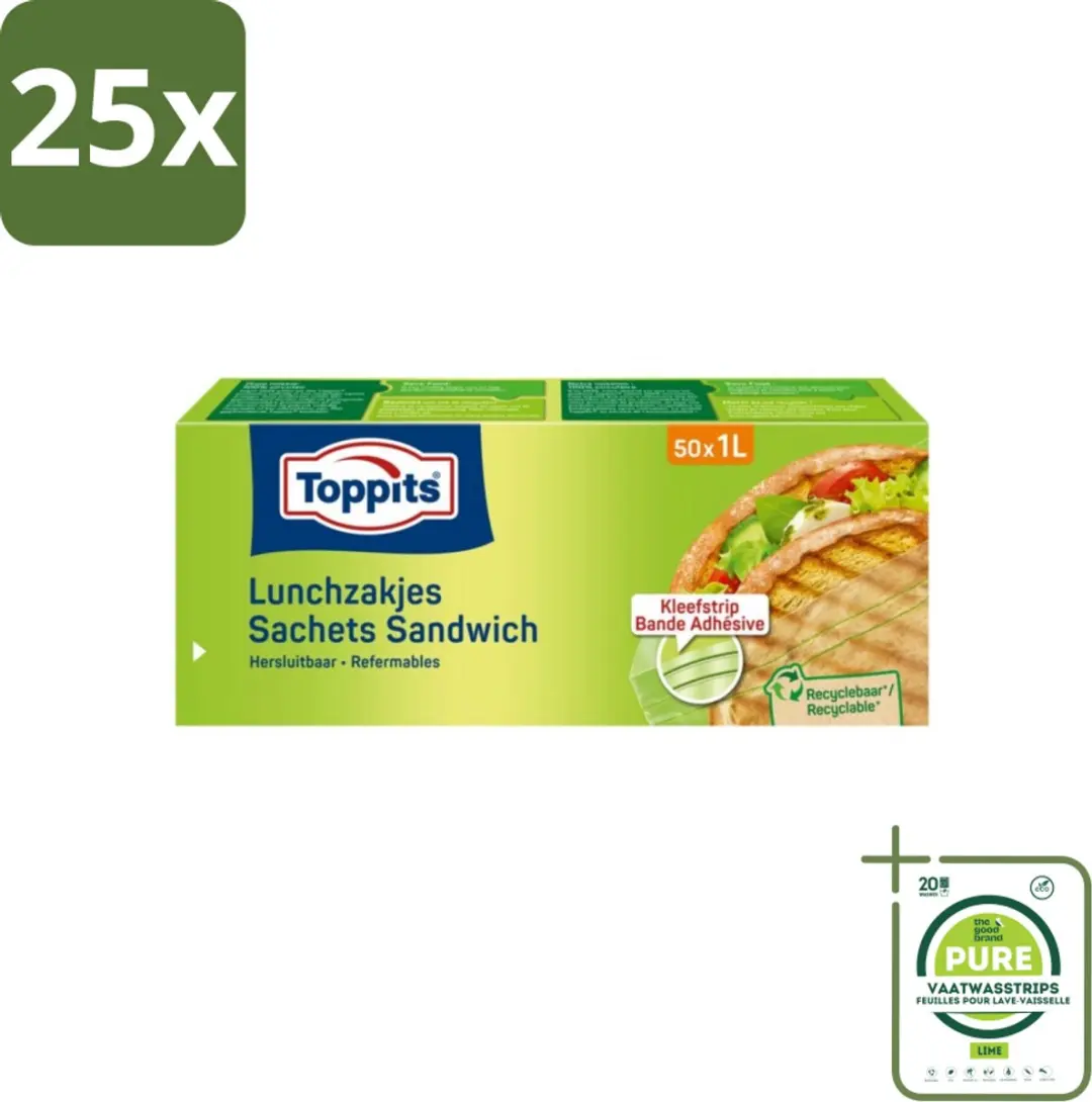 Toppits Lunchzakjes 1L