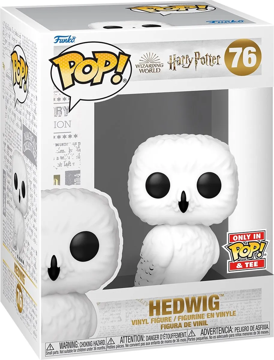 Funko Harry Potter POP! Hedwig Blauw & T-shirt Set - S
