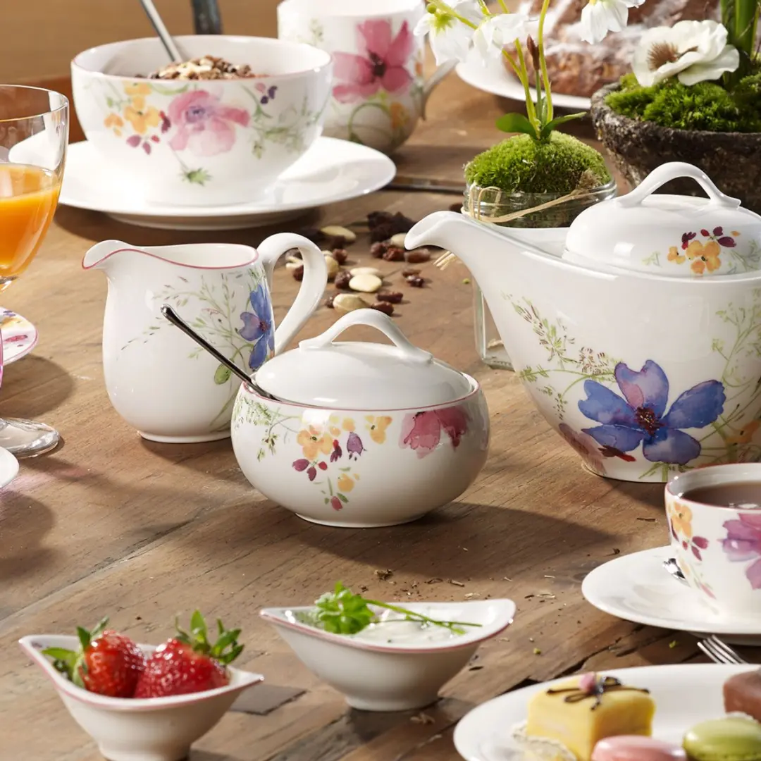 Villeroy & Boch Mariefleur Gris Basic Kaffeeservice - 20-delig
