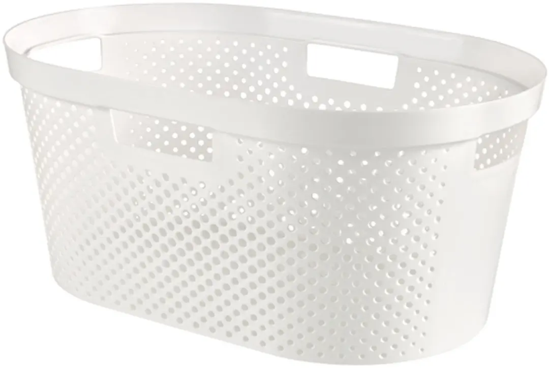 Curver Infinity Dots Wasmand 39L - Wit