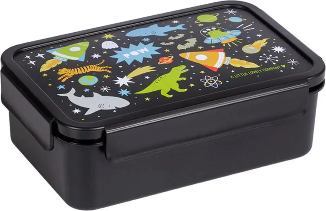 A Little Lovely Company Back to School Set - 2 Stuks - Zwart