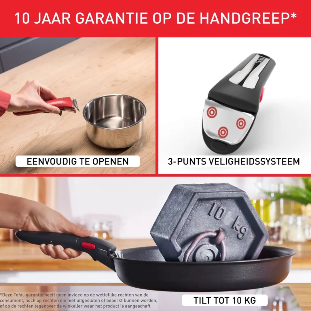 Tefal Ingenio Emotion L897SB74 Pannenset - 11-delig - Zilver - afbeelding 6 van 6