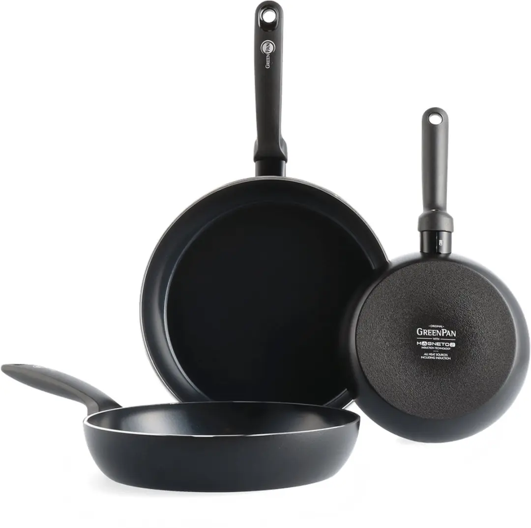 GreenPan Torino CC003328-001 3-delige Wokset
