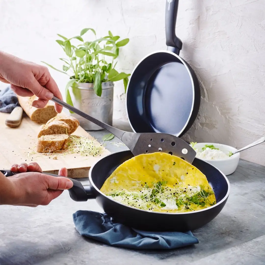 GreenPan Torino CC003328-001 3-delige Wokset - Zwart