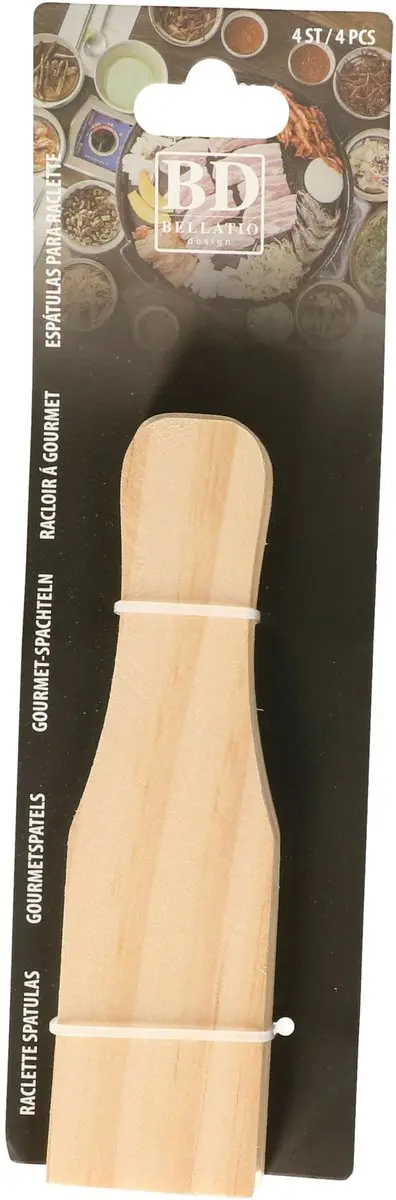 Bellatio Design Gourmetspatels Hout - 20 Stuks