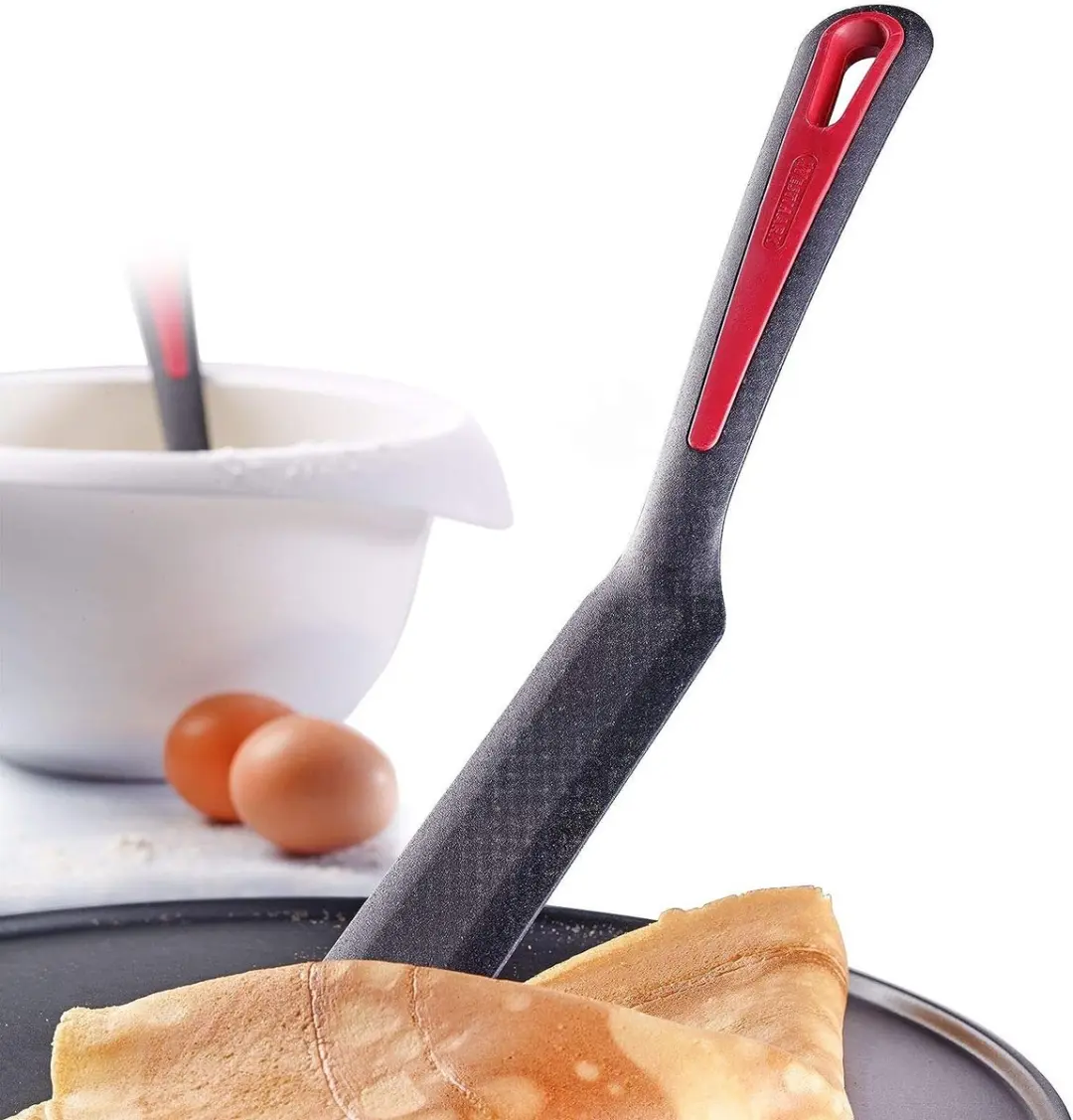Westmark Gallant Plus Pannenkoekspatel 33cm - Zwart/Rood