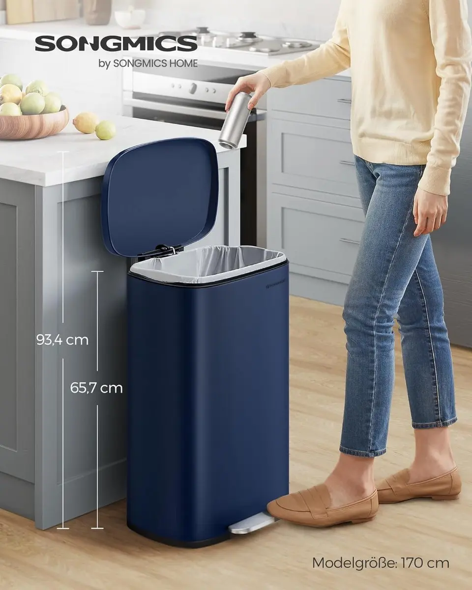 Songmics Vuilnisemmer 50L