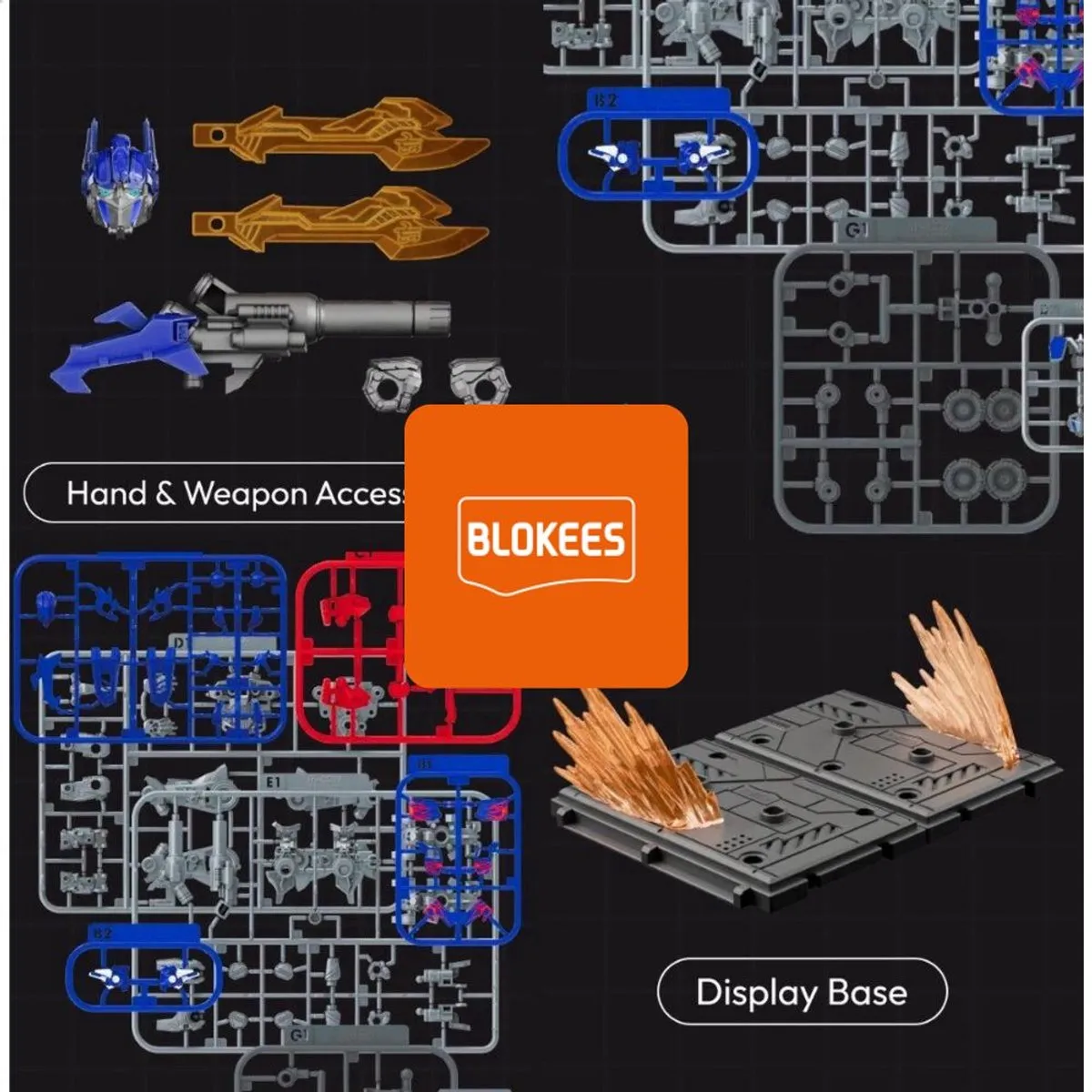 Hasbro Blokees Classic Class 09 Optimus Prime Bouwpakket - 12,5cm