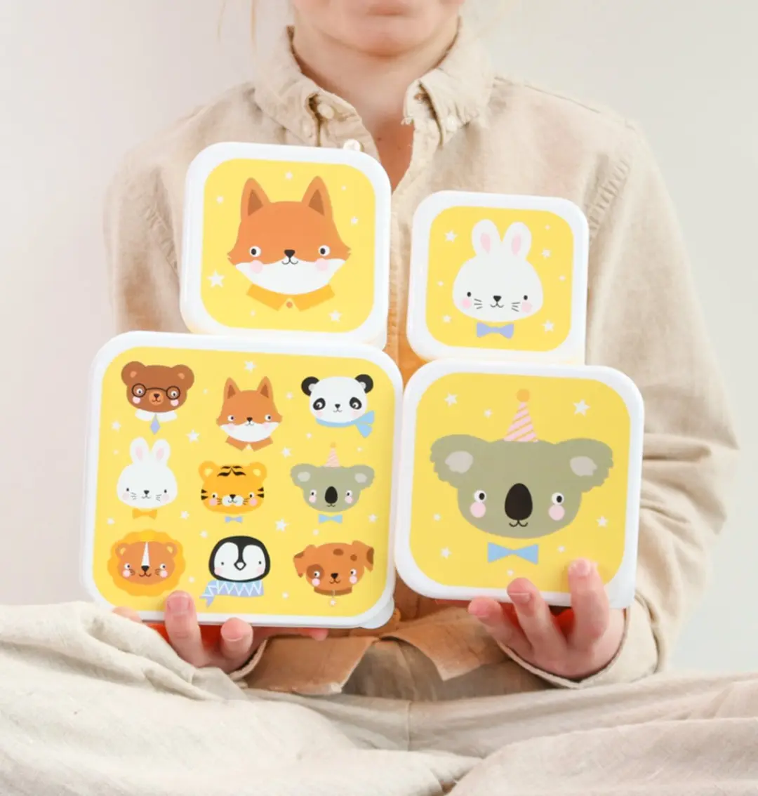 A Little Lovely Company Lunchbox Dierenvriendjes - 1.5L