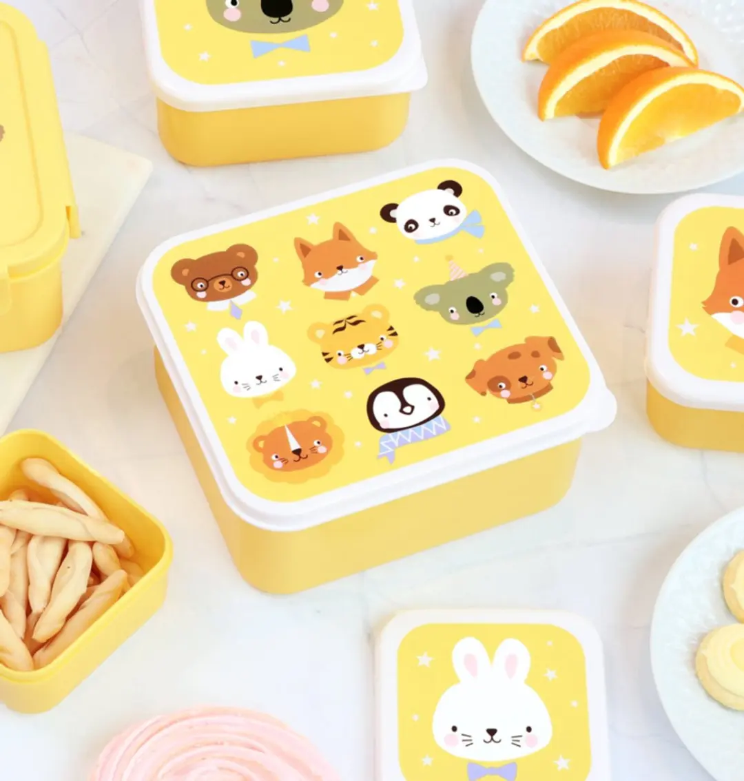 A Little Lovely Company Lunchbox Dierenvriendjes - 1.5L