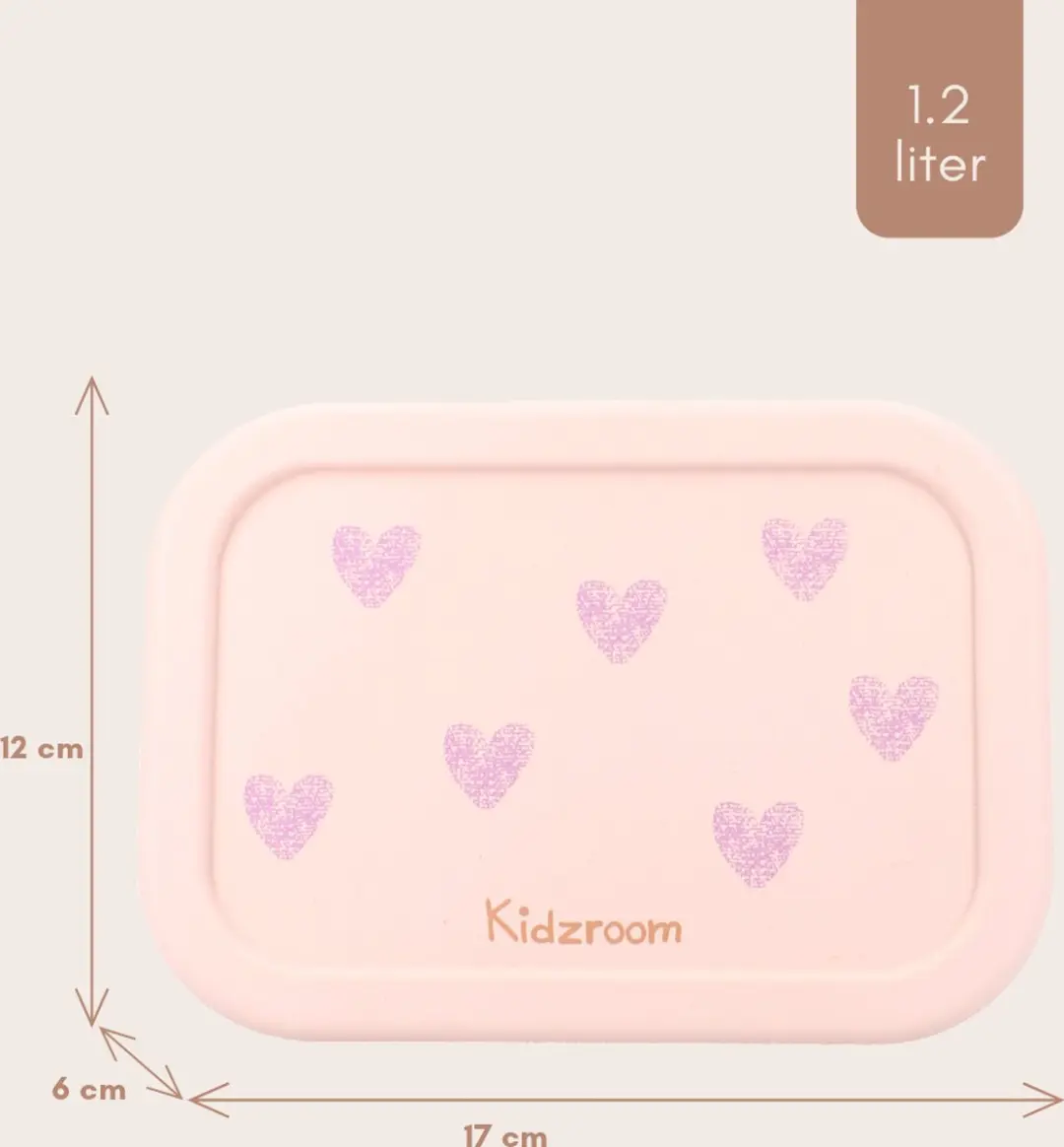 Kidzroom Magical Meadows Lunchbox 1.2L - Roze - 3 Vakken