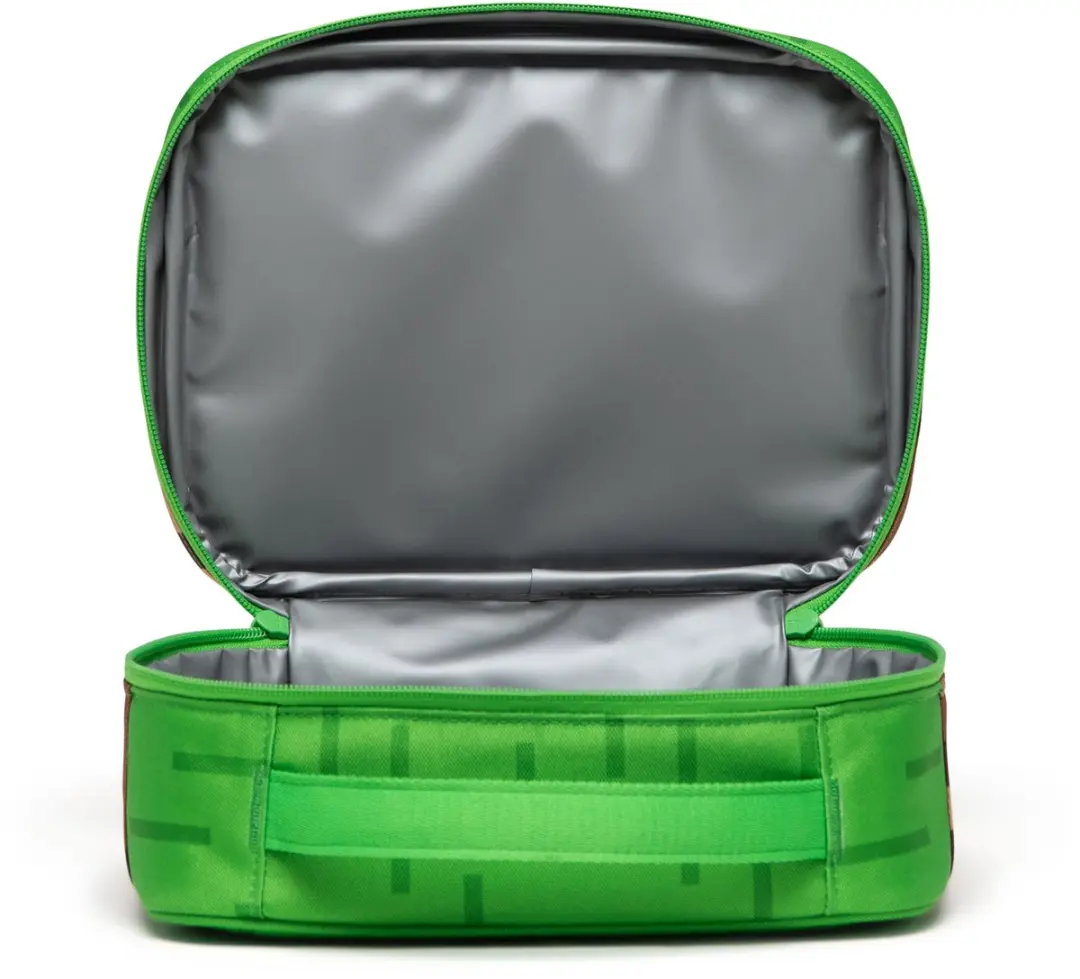 Herschel Minecraft Pop Quiz Lunchbox - The Overworld