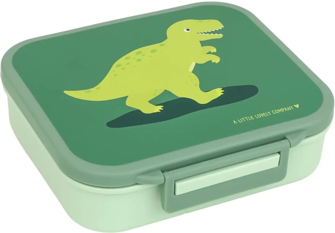 A Little Lovely Company Dinosaurus Lunchbox 0,9L - 3 Vakken