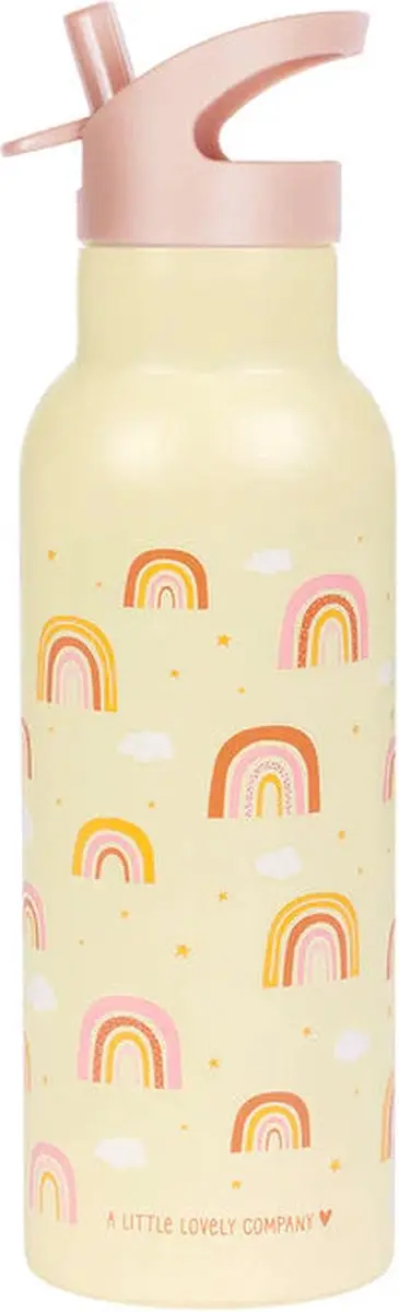 A Little Lovely Company Back to School Set - 2 Stuks - Regenbogen
