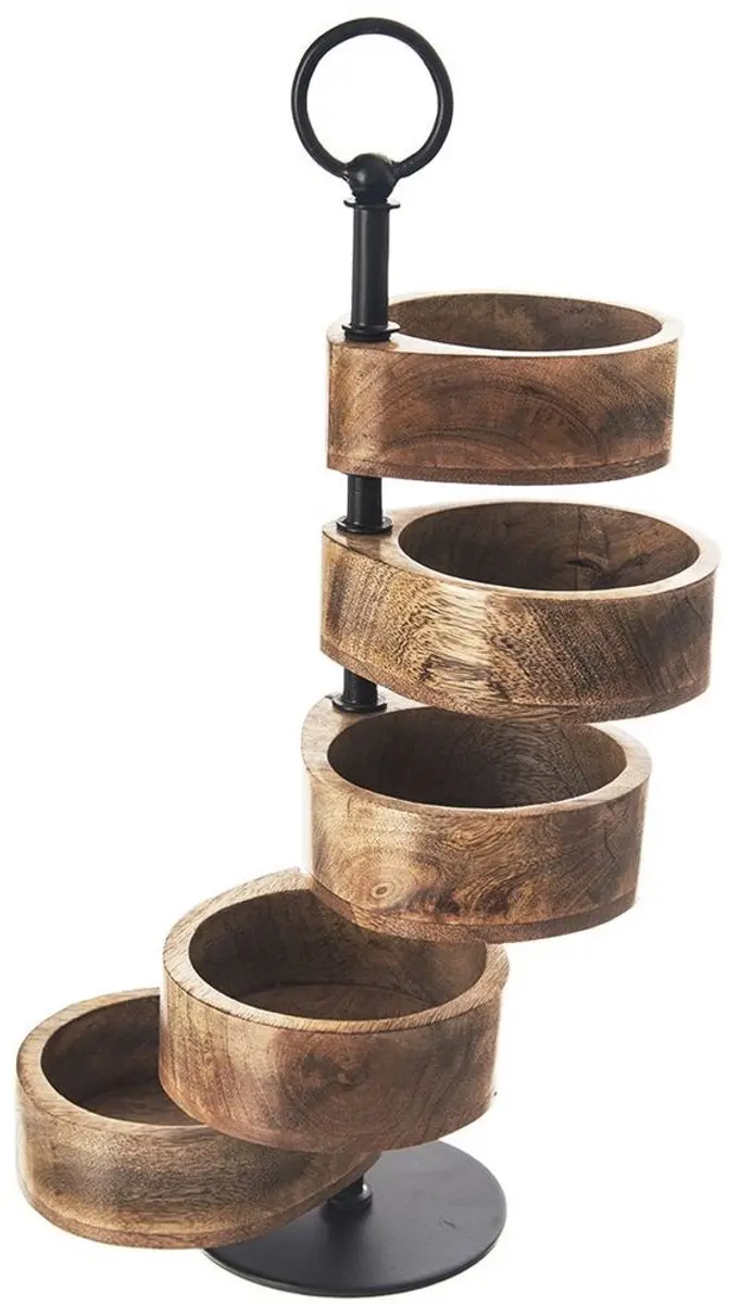 Orion Mango Houten Patera 5 Niveau's 44,5cm