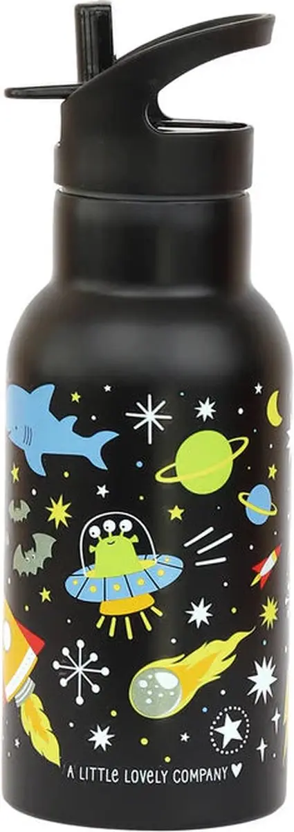 A Little Lovely Company Back to School Set - 6-delig - Zwart
