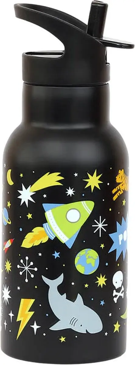 A Little Lovely Company Back to School Set - 6-delig - Zwart