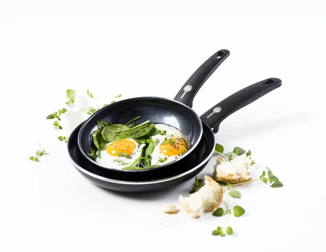 GreenPan Cambridge Koekenpannenset 2-delig 20/28cm - Zwart