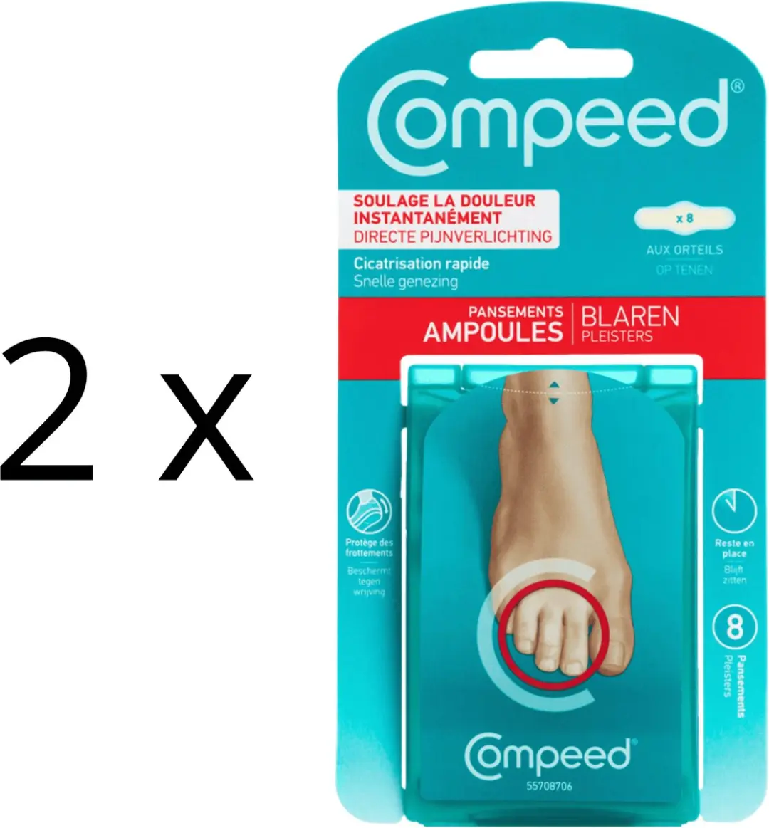 Compeed Blarenpleisters Tenen