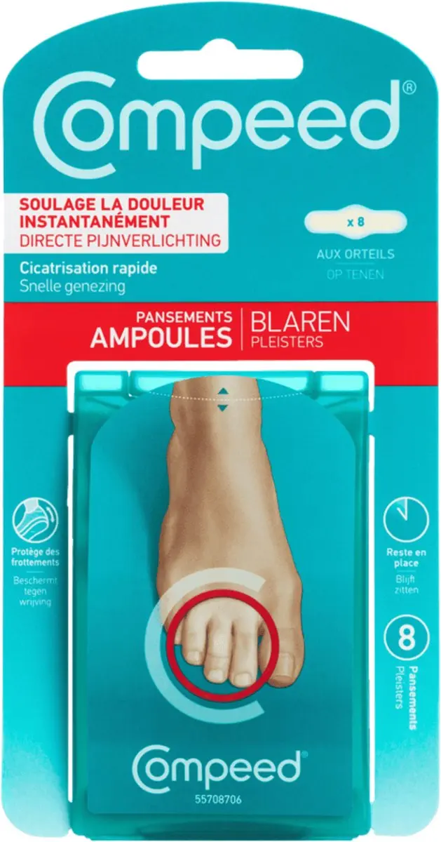 Compeed Blarenpleisters Tenen - 16 Stuks
