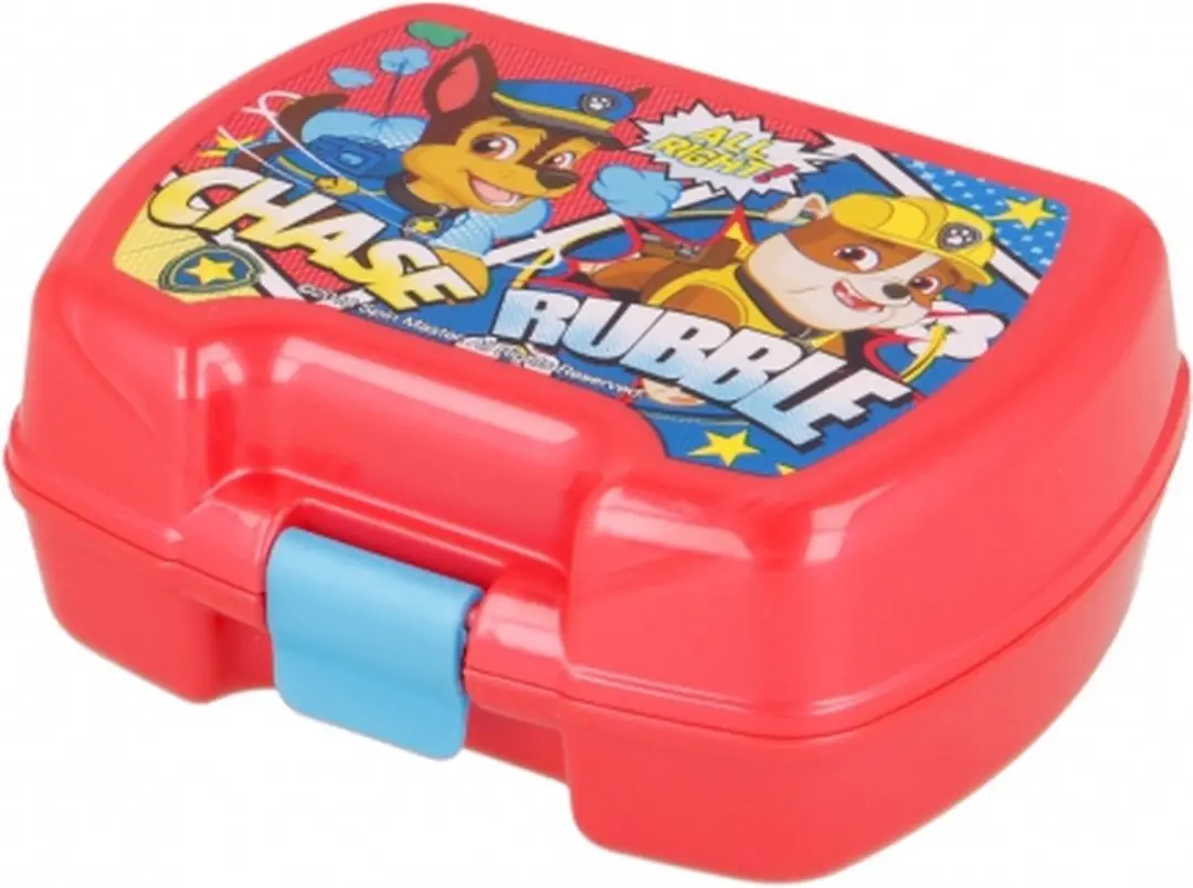 PAW Patrol Chase/Rubble Lunchbox 330ml - Rood