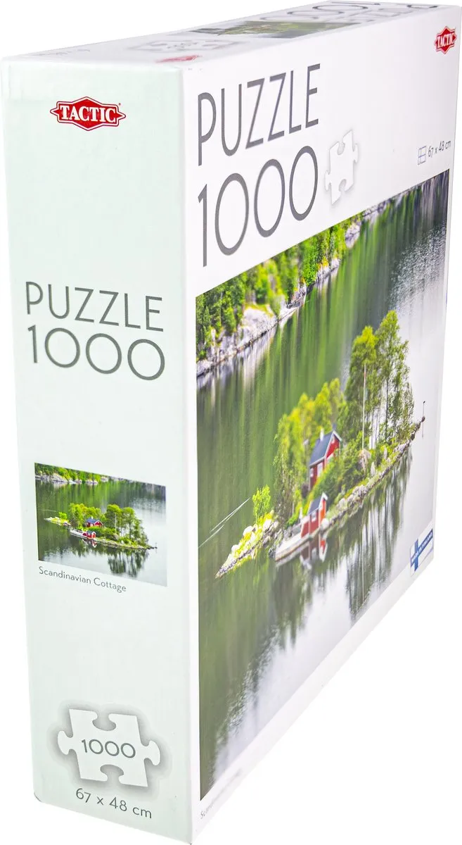 Tactic Scandinavian Cottage Puzzel 1000 Stuks - 60664