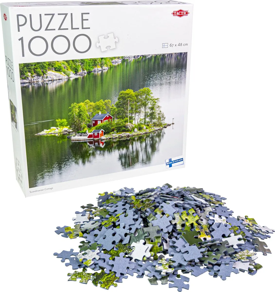 Tactic Scandinavian Cottage Puzzel 1000 Stuks - 60664
